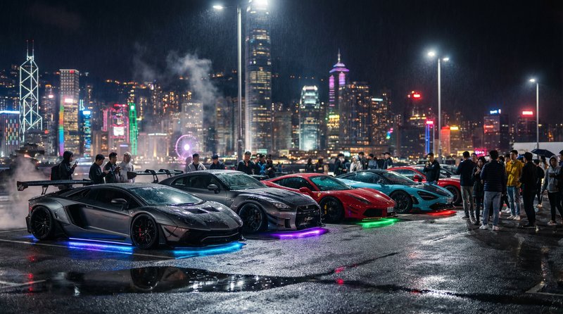 抖漫视频幕后花絮：深夜车聚